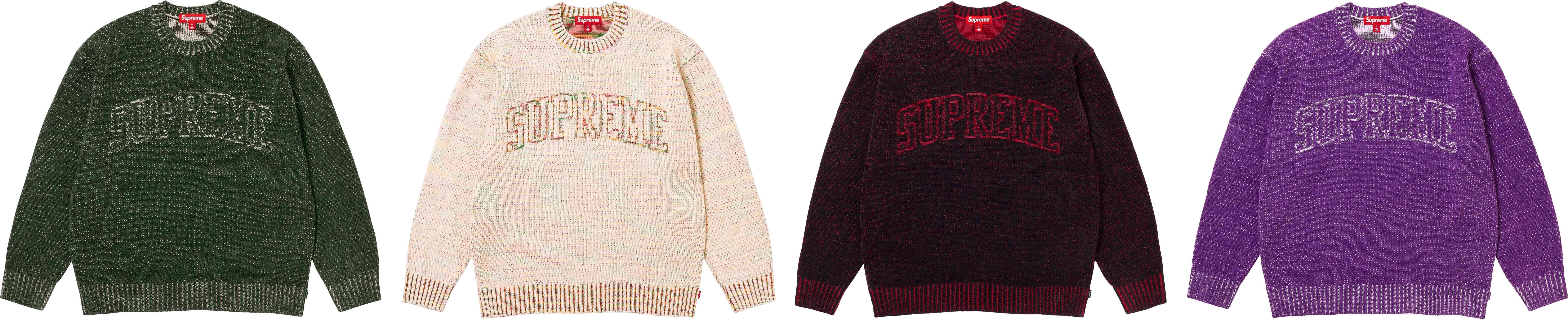 Contrast Arc Sweater